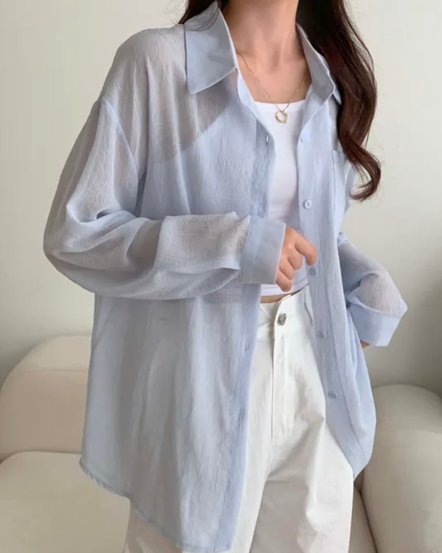 See-Through Overfit Shirt