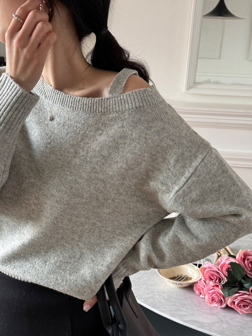 Soft Whisper Off-Shoulder Knit