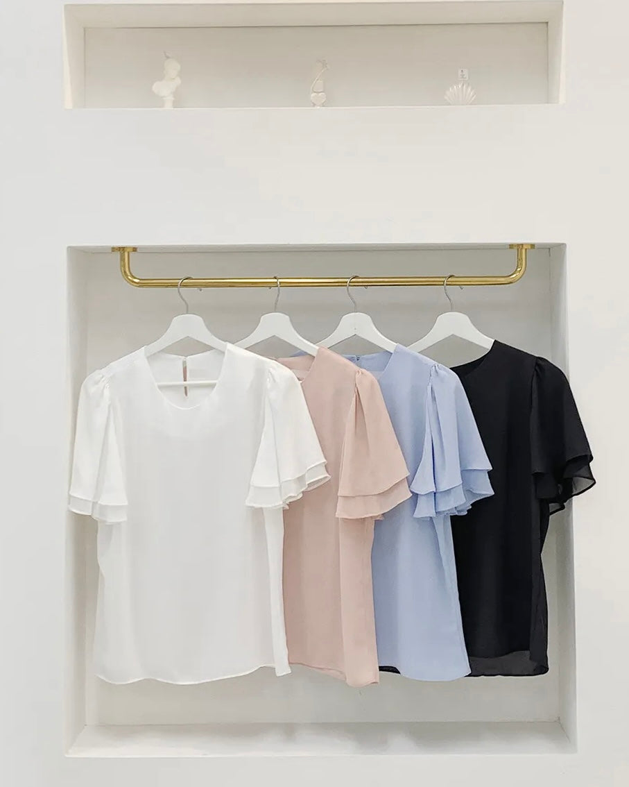 Wave Frill Blouse