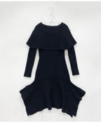 Off-Shoulder Knit Long Dress