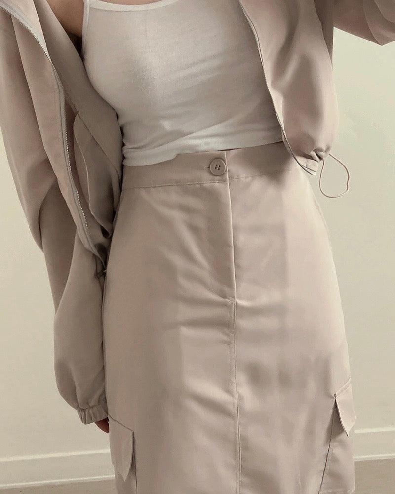 String Banding Cargo Two-Piece Set