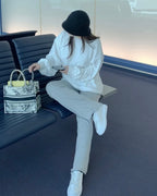 Modal Banding Flared Pants
