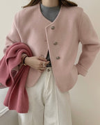 Round Wool Handmade Jacket