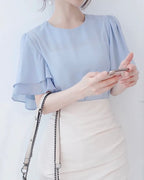 Wave Frill Blouse