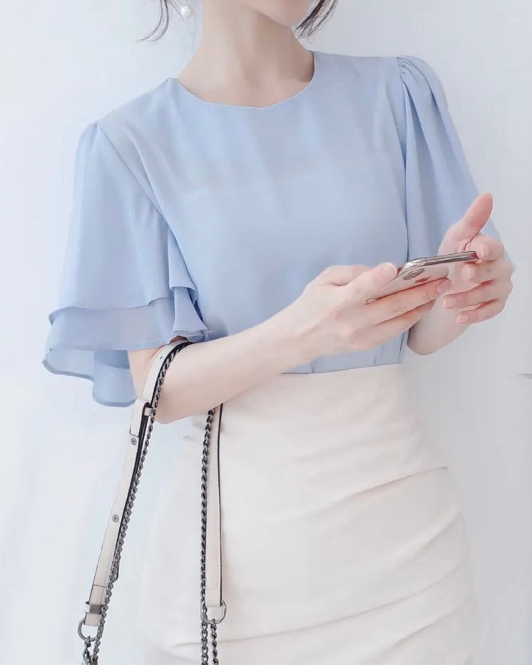 Wave Frill Blouse