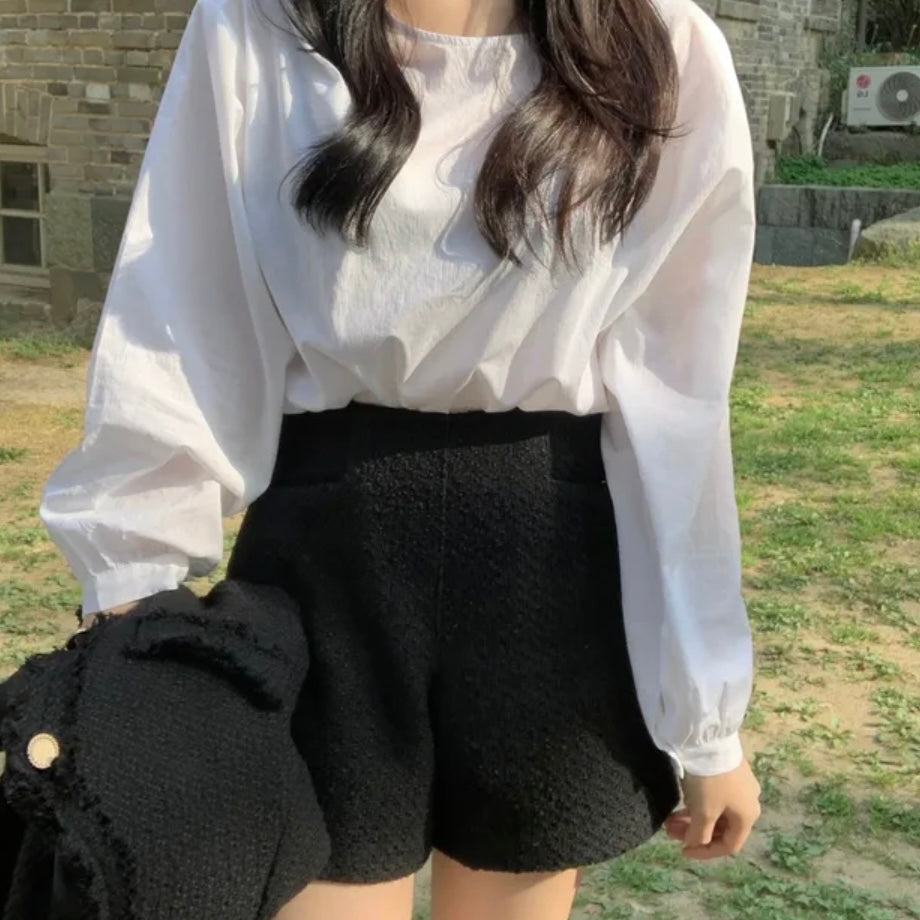 [XS,S] Monica Tweed Shorts