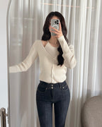 [ Pre-order ] Alisa Halter Sleeveless Cardigan Set