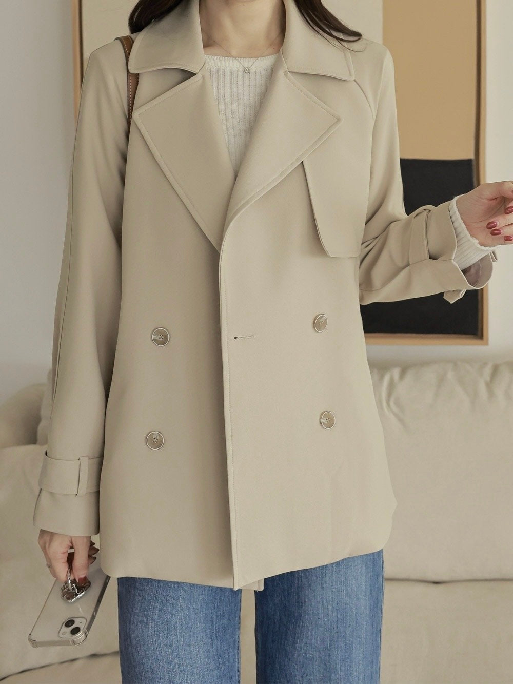 Lyn Half Trench Coat