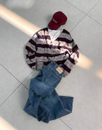 Jaime Striped Cardigan
