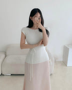 Cool Ribbed Strap Knit