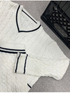 Vly Knit Two-Piece