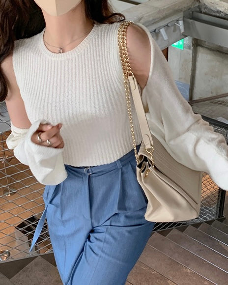 Becky Bolero Cardigan & Sleeveless Set