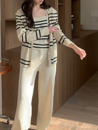 Striped Three-Piece Set