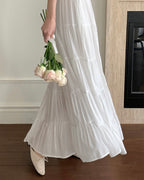 Shiny Cancan Maxi Skirt