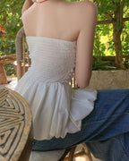 Pumpkin Banding Tube Top
