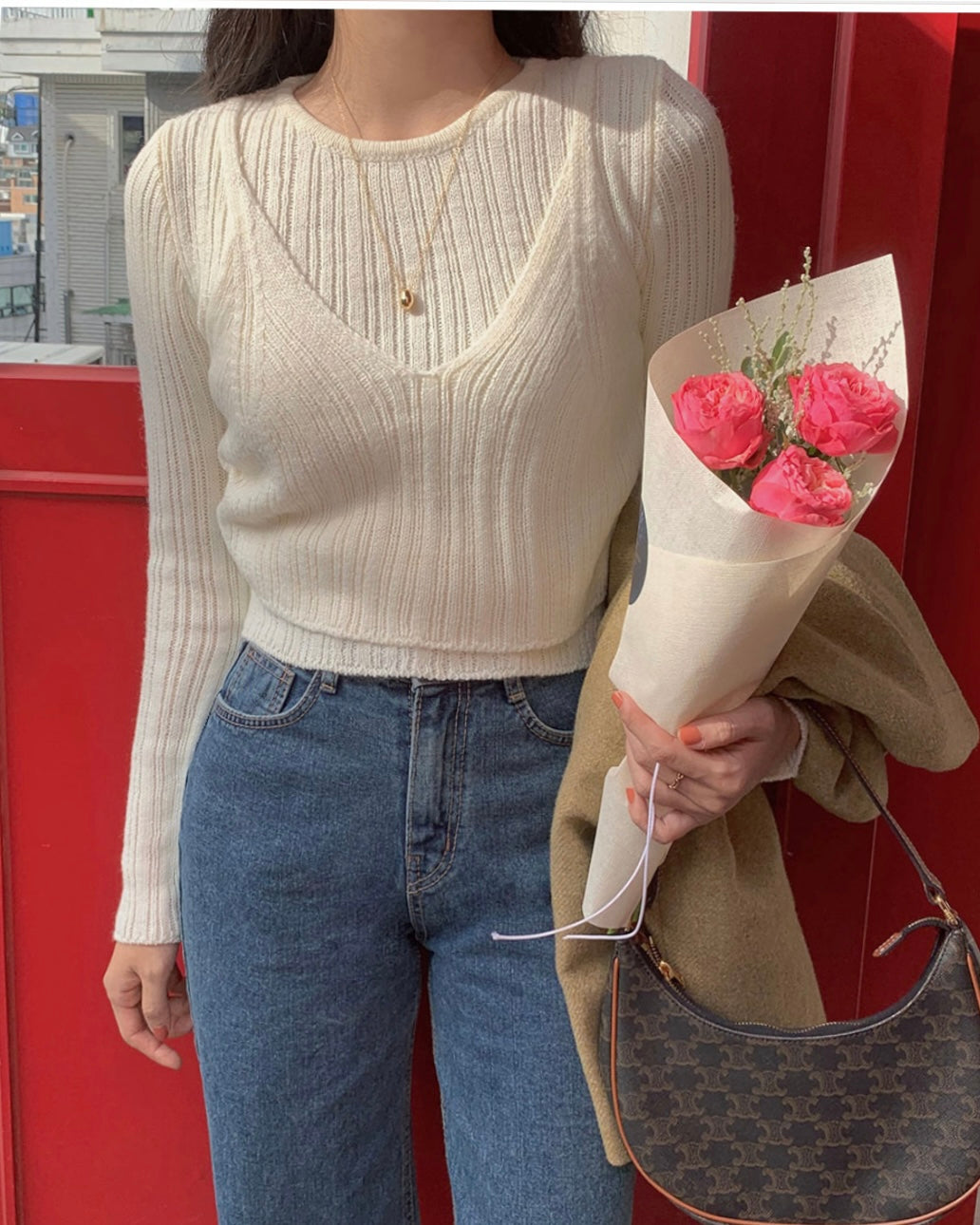 Tony Layered Knit Top