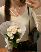 Serene Strap Ribbed Knit Top