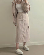 String Banding Cargo Two-Piece Set