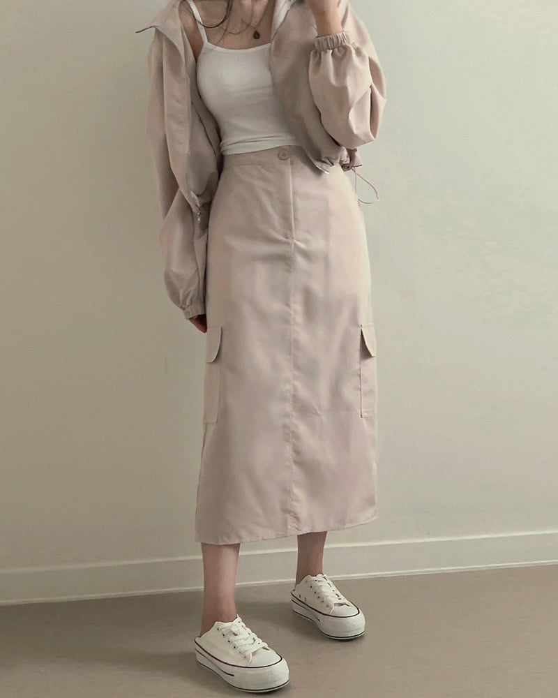 String Banding Cargo Two-Piece Set