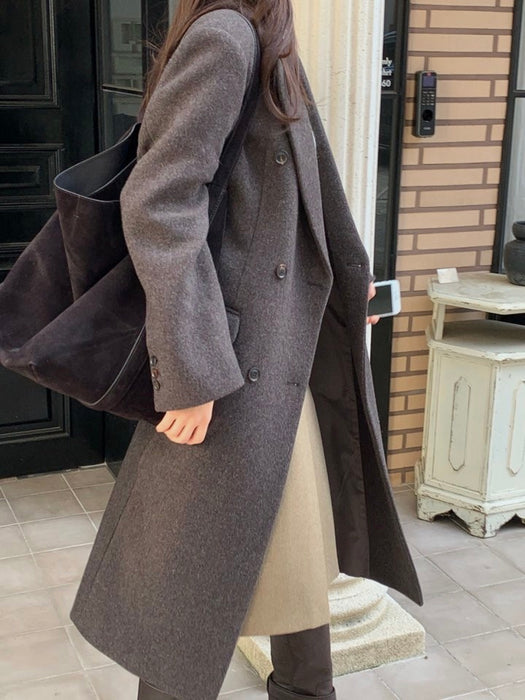Premium Stanford Double 70% Wool Coat
