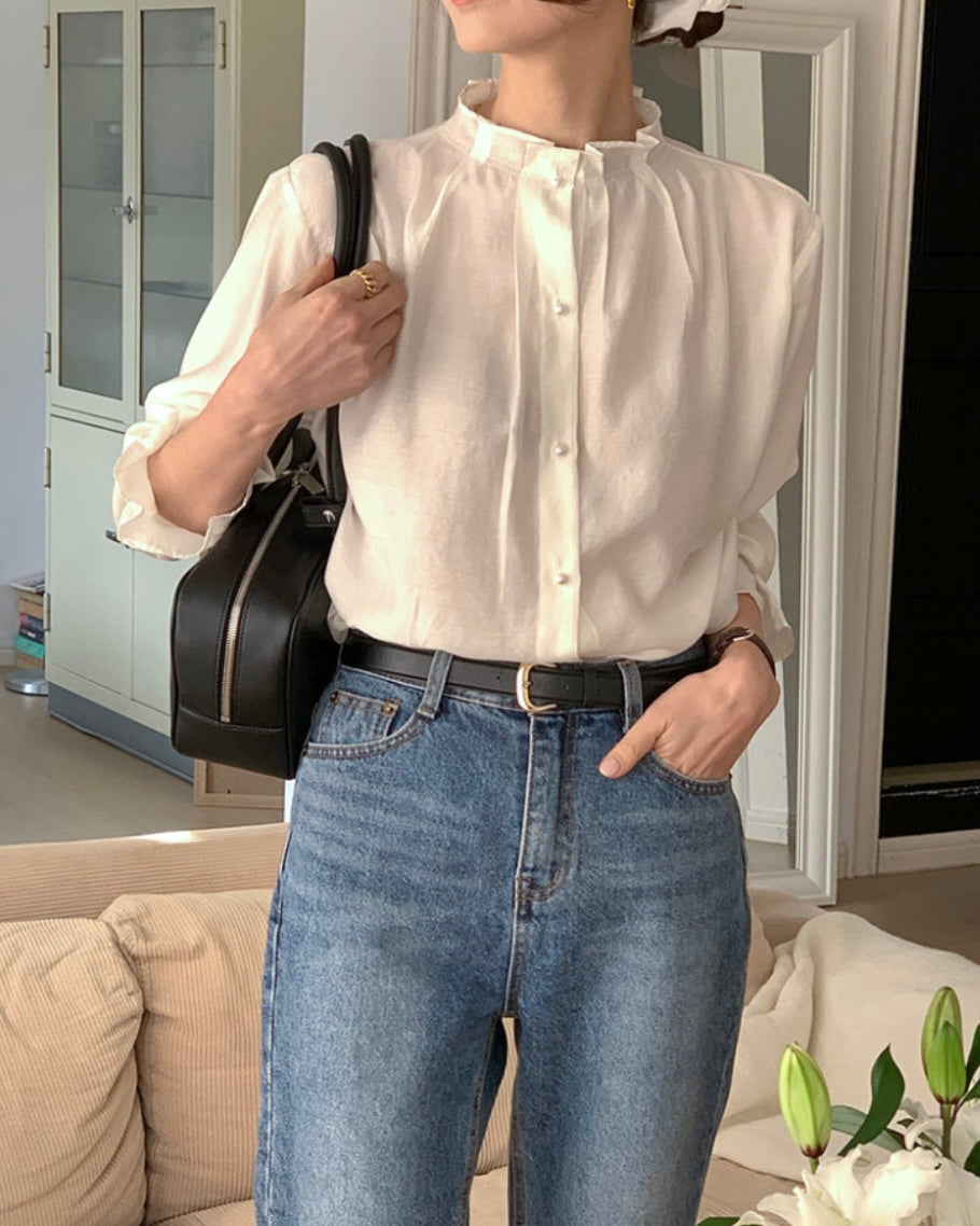 Violet Pearl Blouse