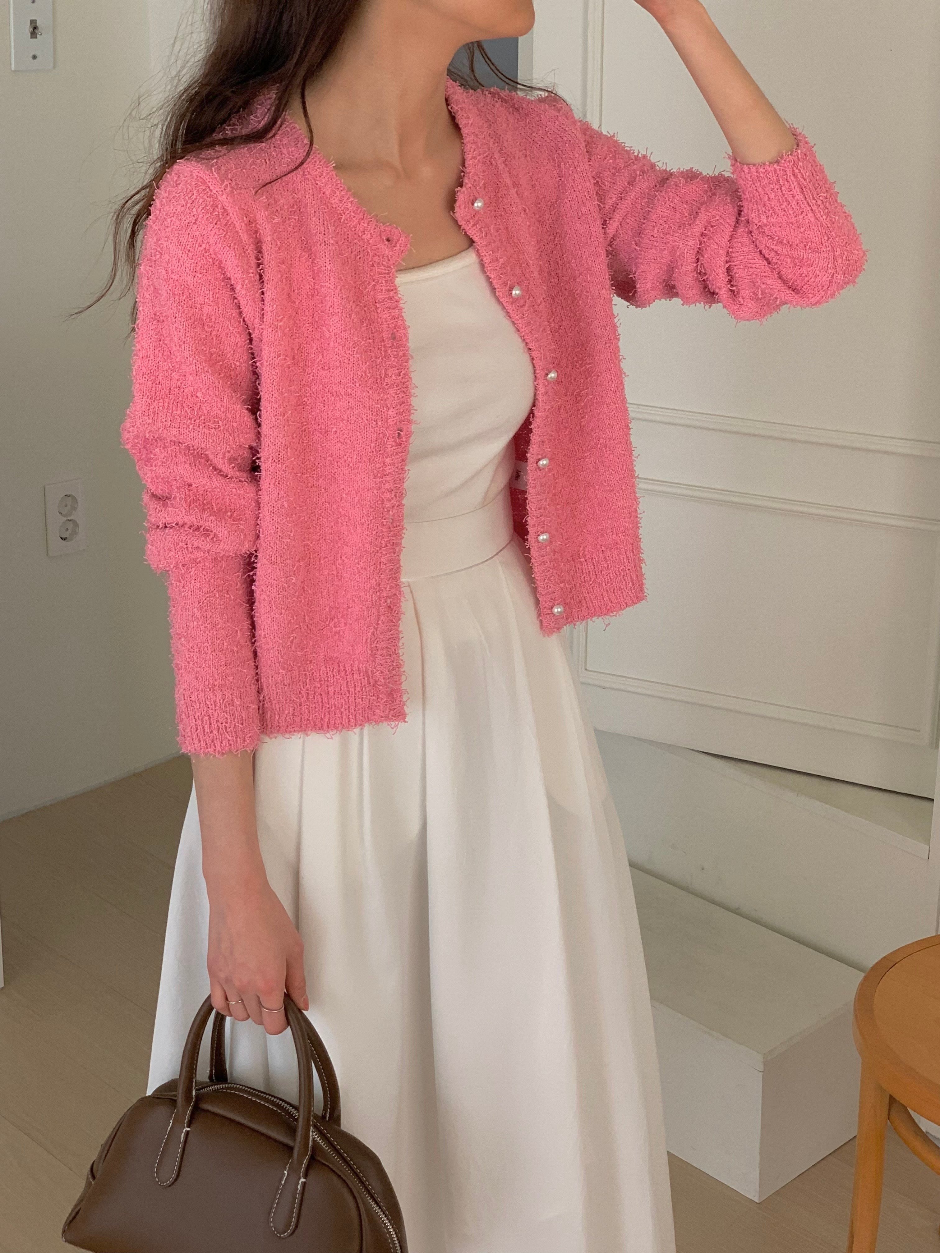 Hari Pearl Button Cardigan