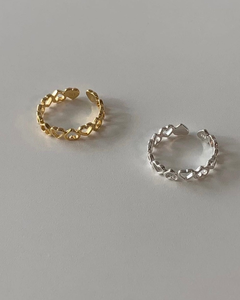 Heart Silver Ring