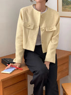 Macaroon Tweed Jacket