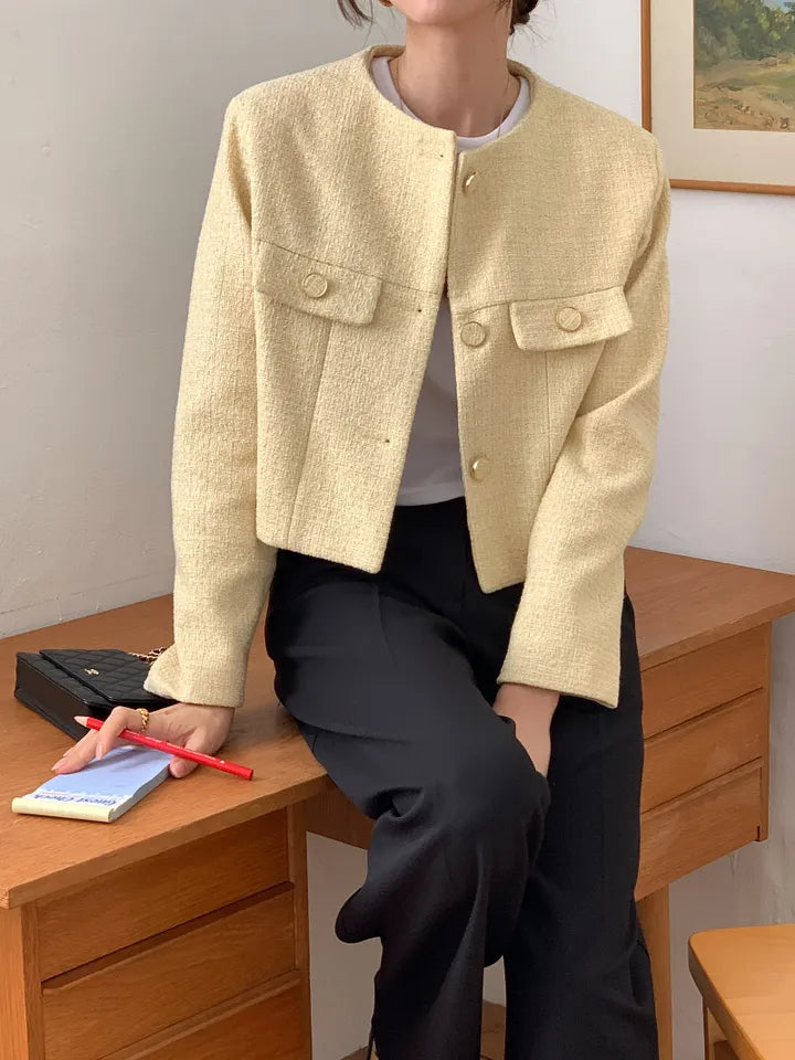 Macaroon Tweed Jacket
