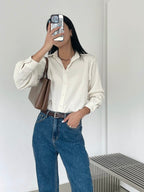 Wrinkle Loose-Fit Skirt