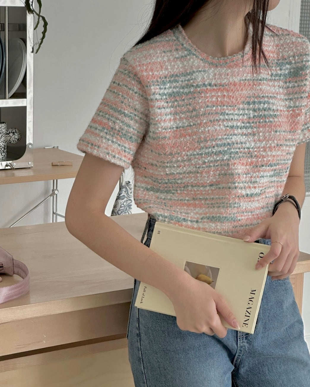 Cotton Candy Knit Short Sleeve