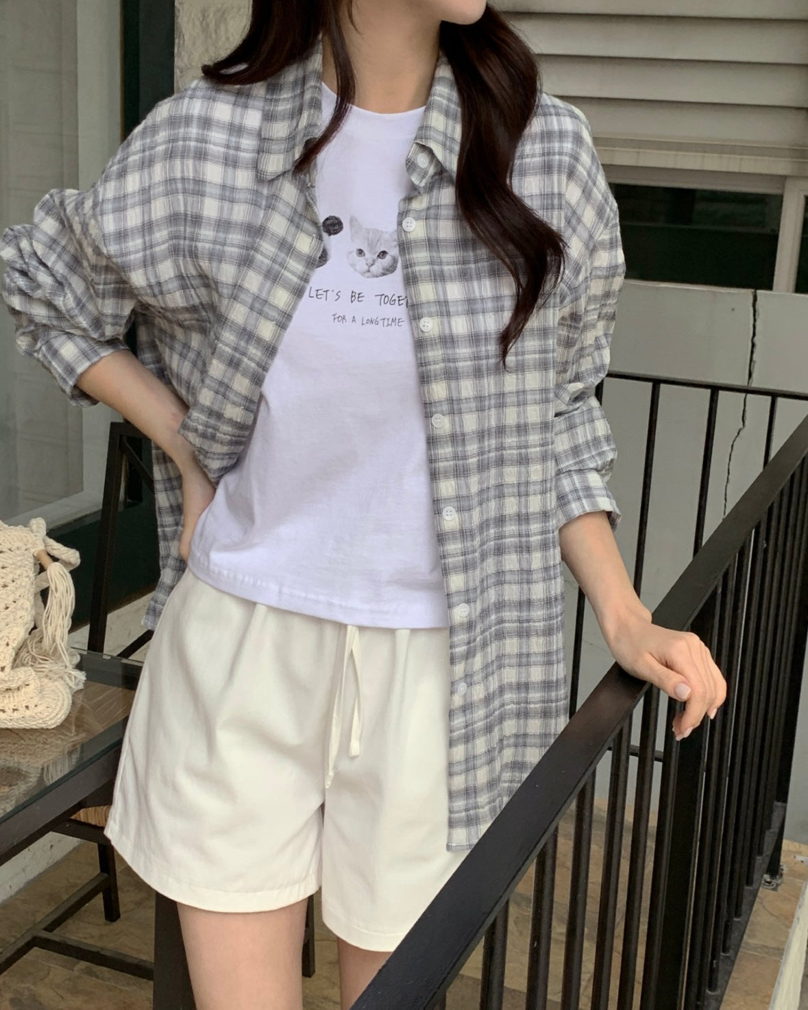 Check Overfit Shirt