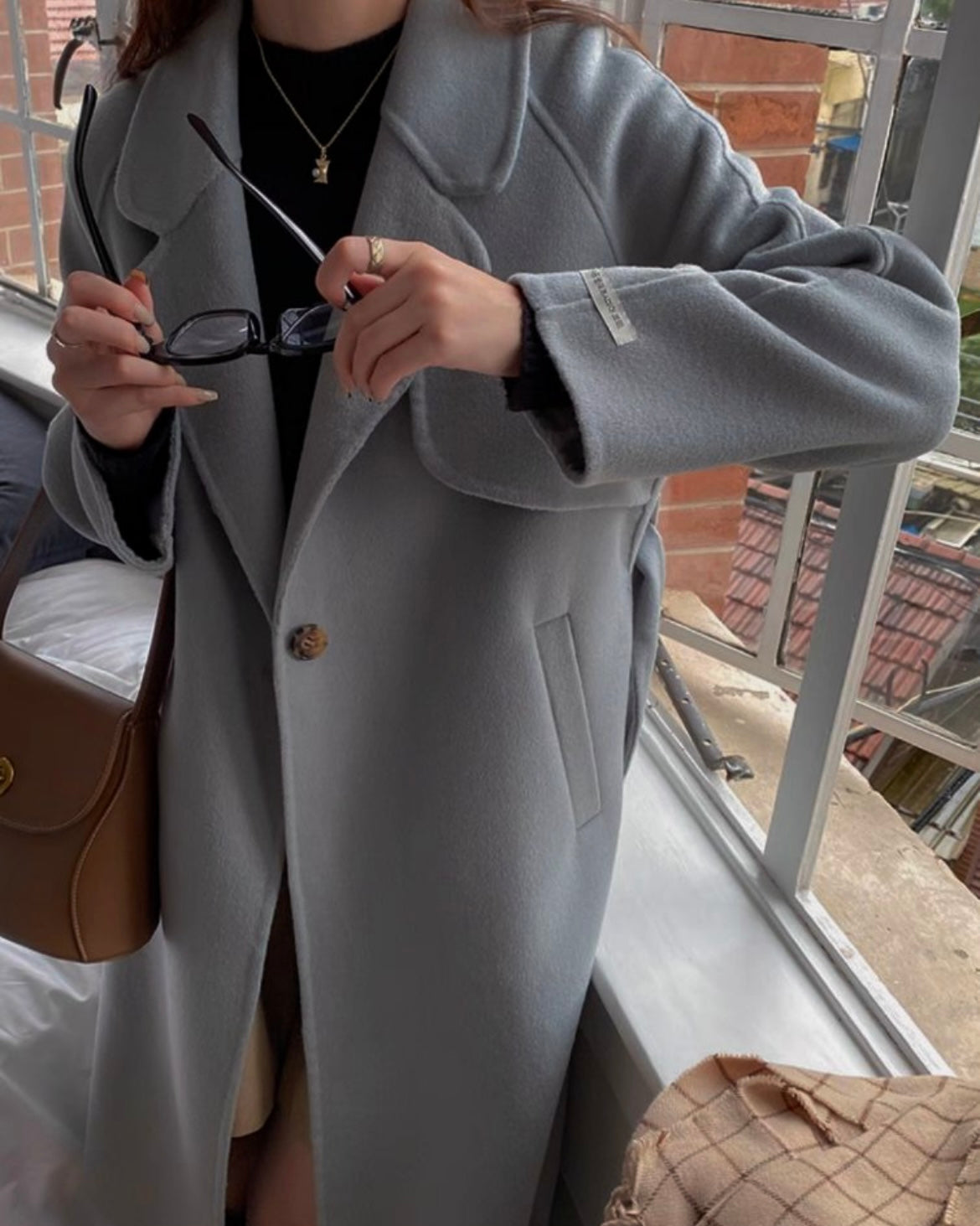 Parisian 100% Wool Trench Coat