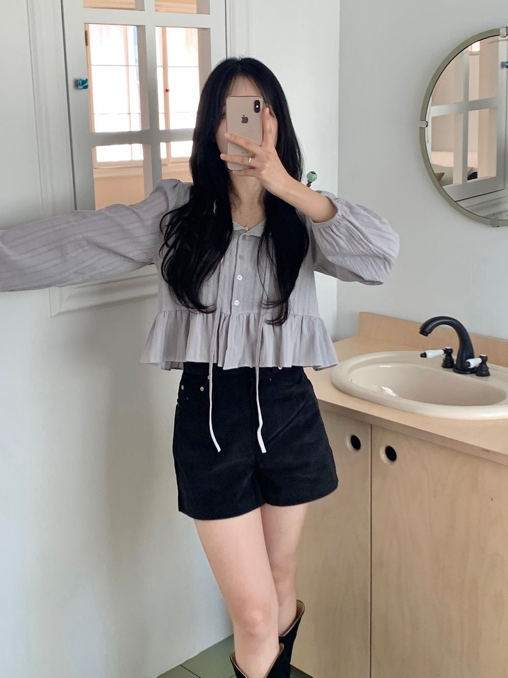 Evita Frill Blouse
