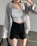 See-Through Overfit Shirt