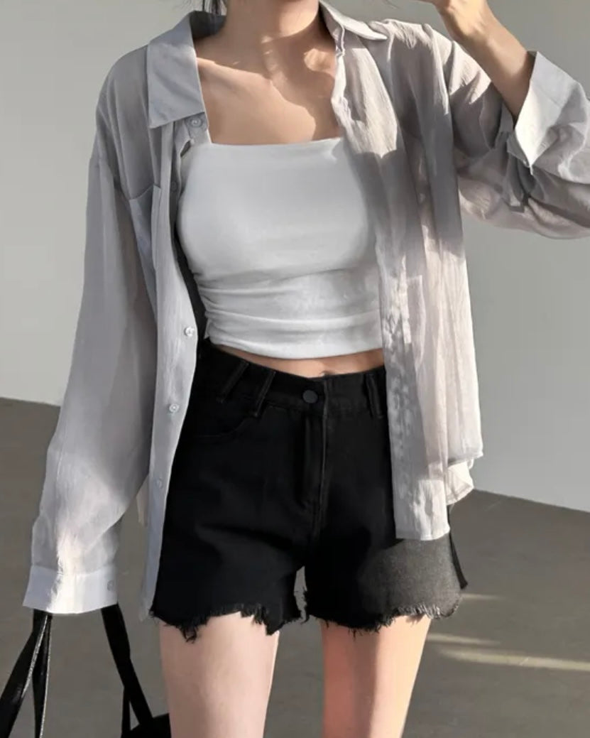 See-Through Overfit Shirt