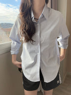 Over Striped Shirt