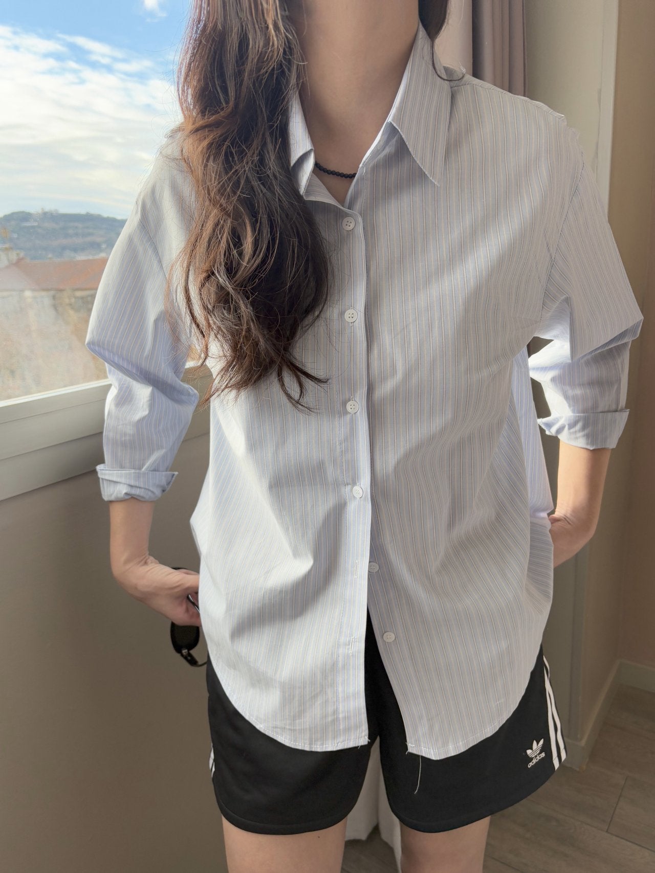 Over Striped Shirt