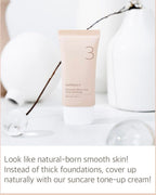 [ numbuzin ] No. 3 Porcelain Base-skip Tone Up Beige 35mL