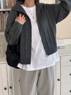 Pepper Knit Zip-Up