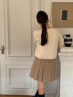 [S,M] Tommy Wool Skirt + Belt