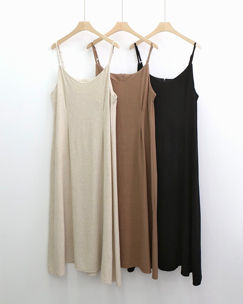 Linen Shirt Dress Set