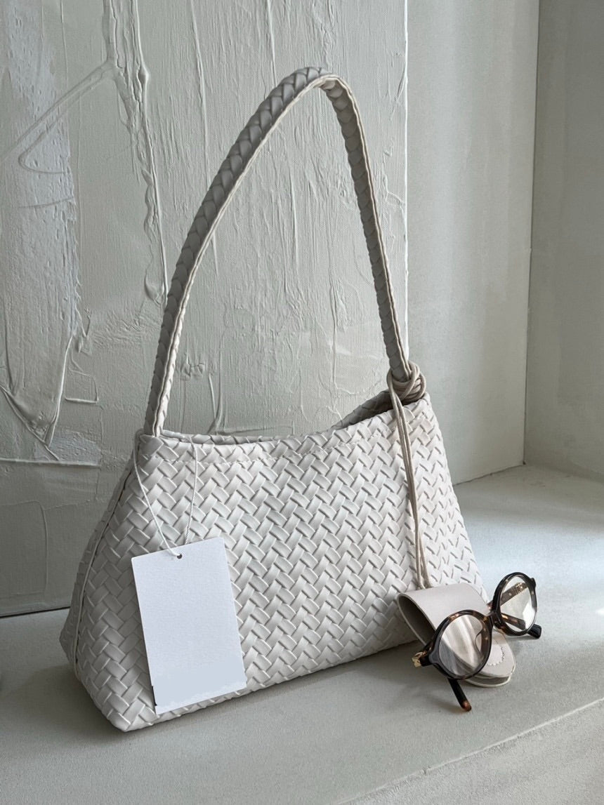 Nola Woven Curve Bag (+Pouch)