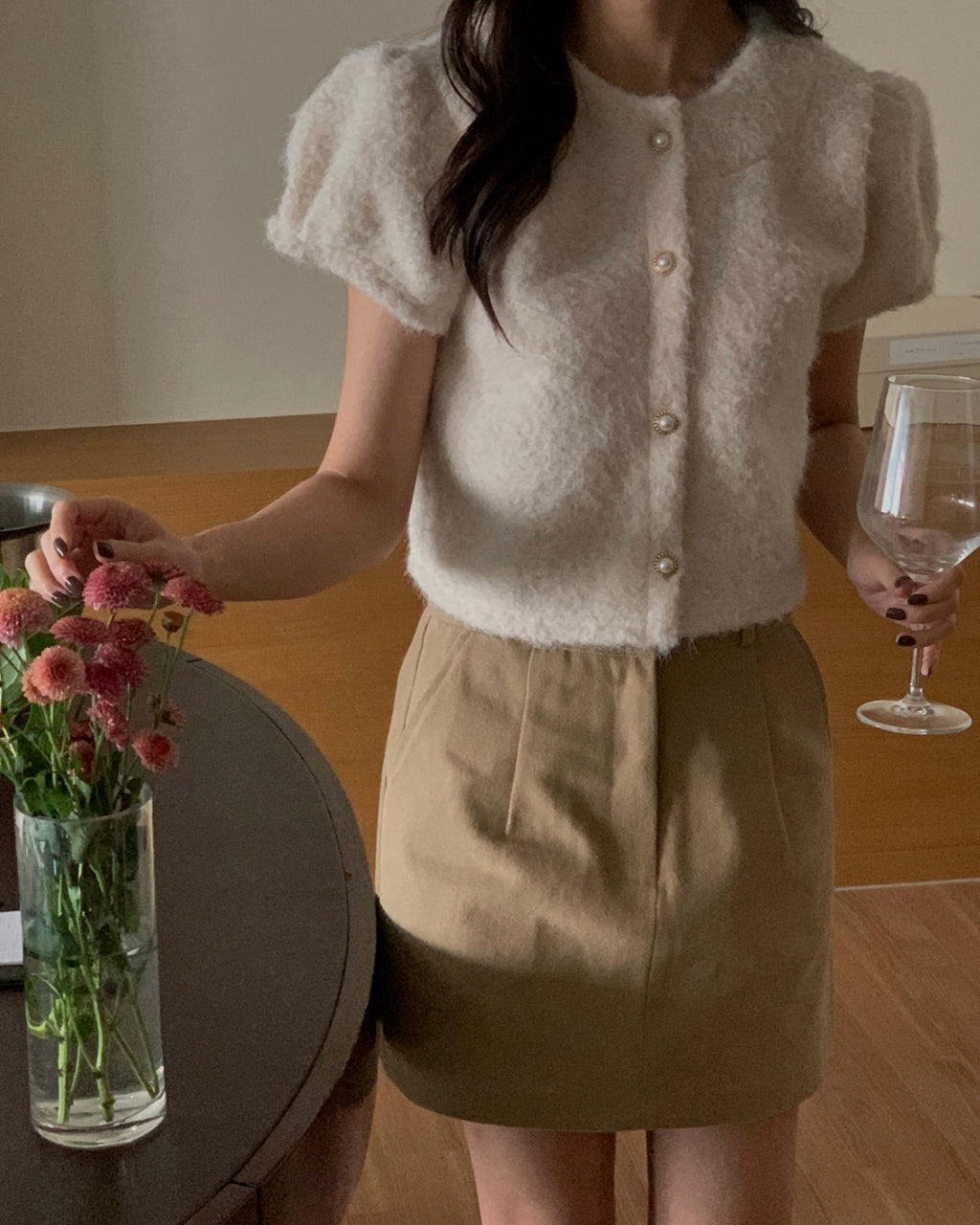 Snow Fur Blouse