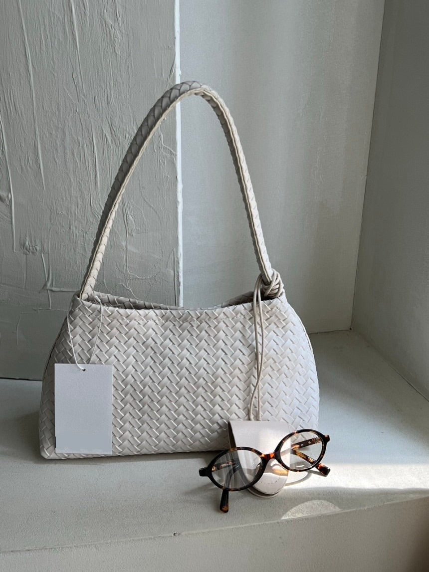 Nola Woven Curve Bag (+Pouch)