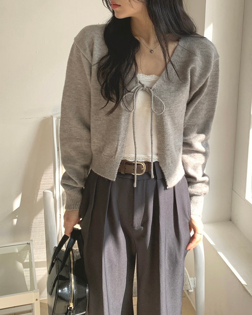 Bonbon Ribbon Cardigan