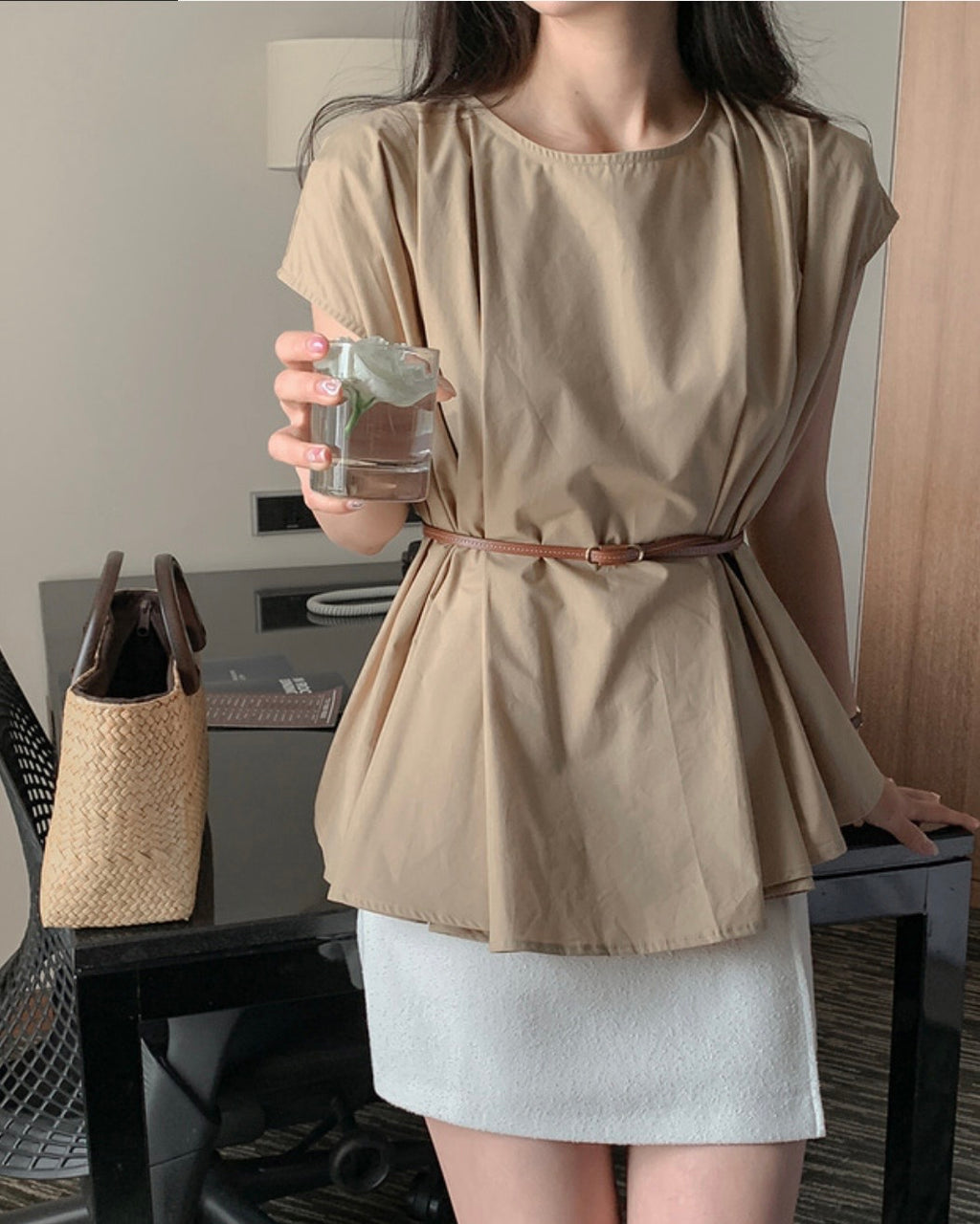 Belle Belt Blouse