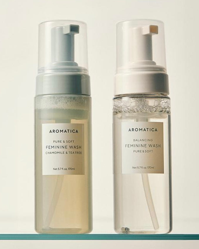 [ AROMATICA ] Pure & Soft Feminine Wash / Chamomile & Tea Tree 170mL