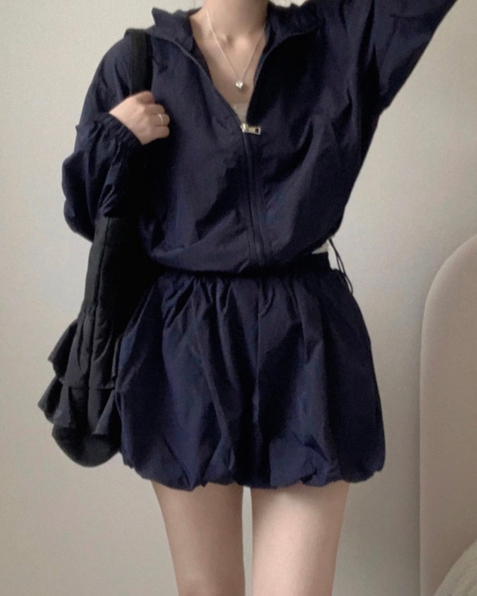 [ Sale Excluded ] Nylon Pumpkin Two-Piece Set