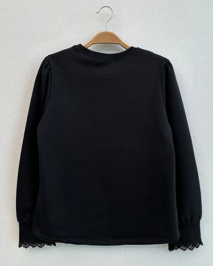 Elodie Lace Sweatshirt